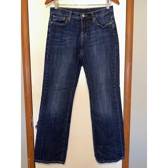 Lucky Brand Petunia Easy Rider Dark Wash Jeans size 27 - Picture 2 of 12